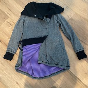 Lululemon Dark Grey Heavy Snap Jacket